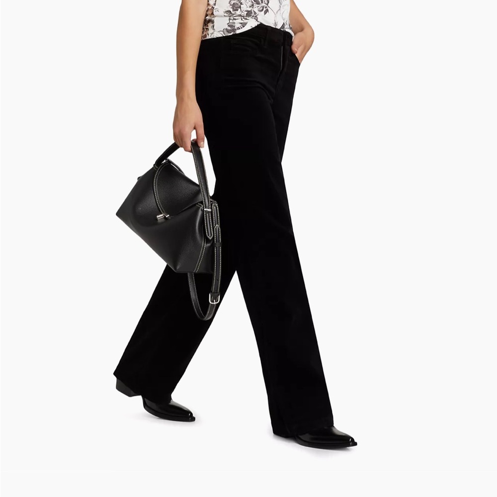 L'AGENCE

Clayton Velvet High-Rise Wide-Leg Pants